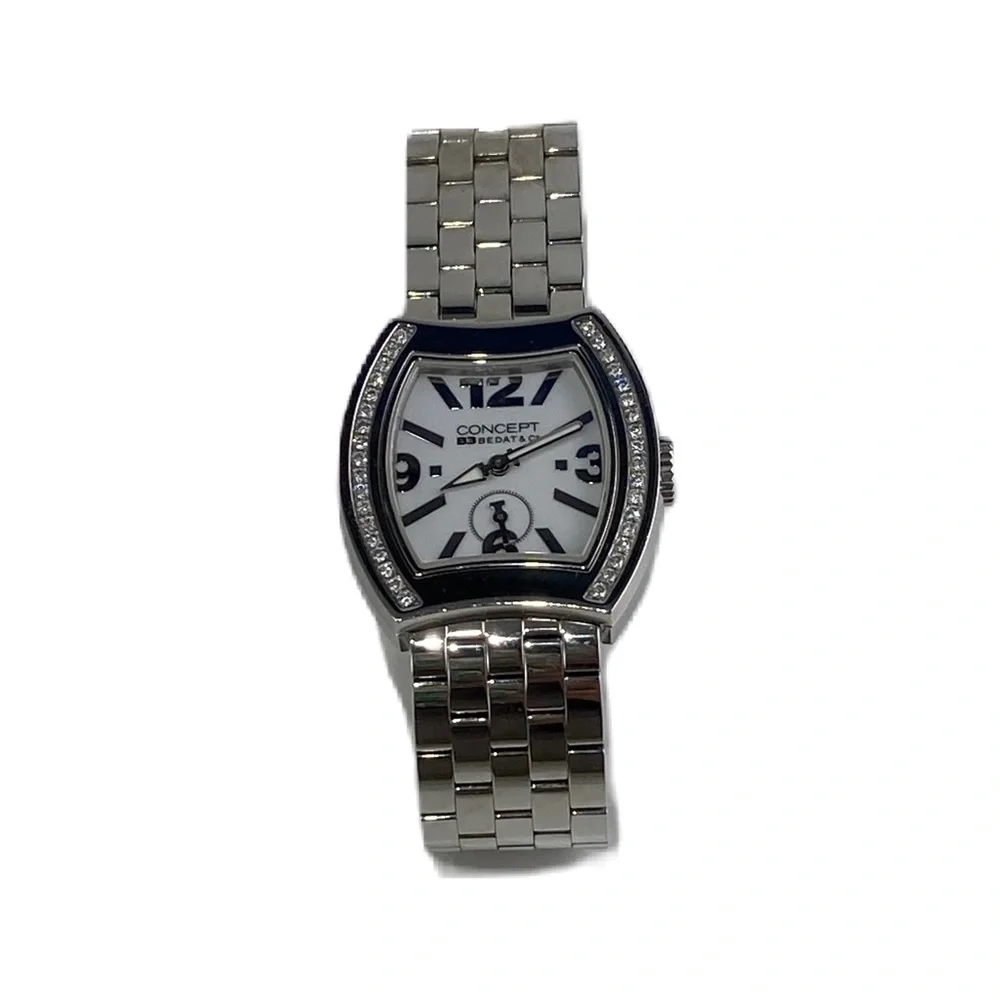 NWOT Bedat & Co. Diamond & Stainless steel ladies Quarts watch